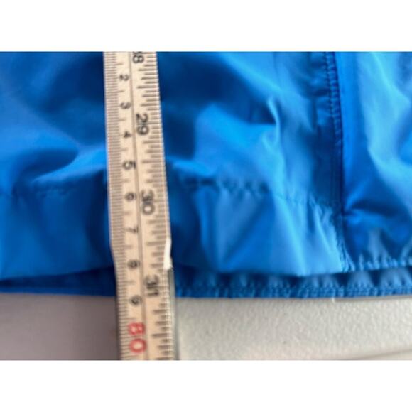 Columbia Hooded Omni Heat Rain Jacket, Blue, S - Picture 9 of 10